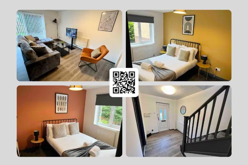 3 Bedroom House With Parking Manchester Eksteriør bilde